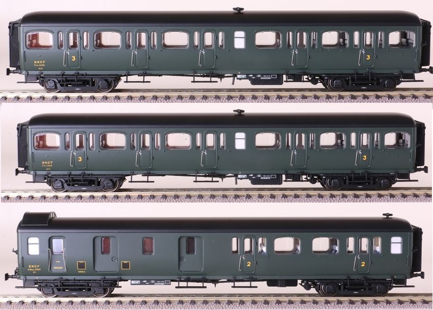 LS Models 89207SET 2x Patograph AM 18 für SNCF SNCB grau FineScale Neu+OVP